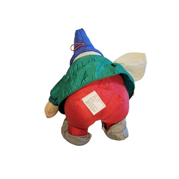 Vintage 1978 Gnome Nylon Parachute Material Plush Made in Korea 13" Christmas - Picture 5 of 7